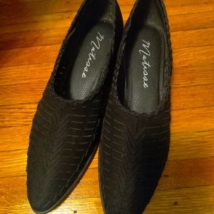 Matisse Vesta Woven Loafers Black Size 8.5